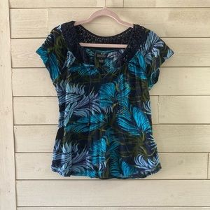 Tropical pattern shirt